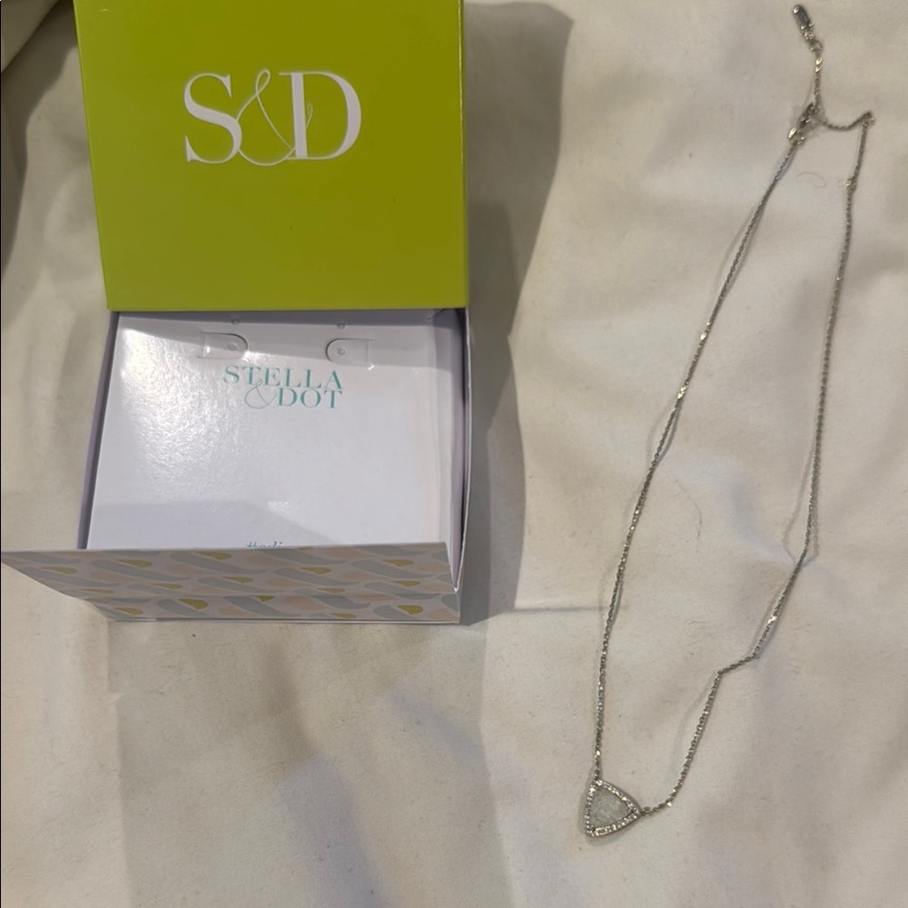 Stella & Dot Silver Necklace